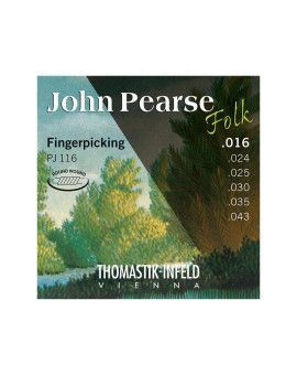 Set de cuerdas guitarra Thomastik John Pearse PJ116