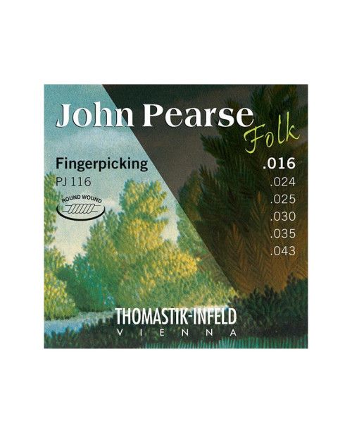 "Set de cuerdas guitarra Thomastik John Pearse PJ116"