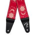Correa Fender Amer. Vintage II sun/moon rojo