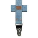Correa vaquera Wrangler Fender remach. índigo cla.