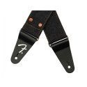 Correa vaquera Wrangler Fender remachada negra