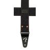 Correa vaquera Wrangler Fender remachada negra