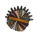 Correa Fender 50mm Pasadena woven yellow clover