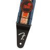 Correa guitarra Fender con logo azul/rojo 2pg