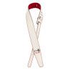 Correa piel John 5 Fender blanca/roja