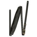 Correa saddle Fender vintage larga negra