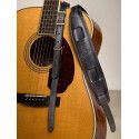 Correa saddle Fender vintage larga negra