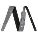 Correa Fender 50mm suede reversible black/gray