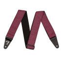 Correa Fender pata de gallo rosa