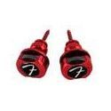 Sujetacorreas Fender rojo par
