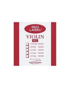 Cuerda violín Super-Sensitive Red Label 2ª La Medium 1/2 1/2