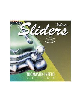 Set de cuerdas guitarra eléctrica Thomastik Blues Sliders SL110 medium light