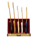 Estuche con soporte Fender 5 guitarras tweed