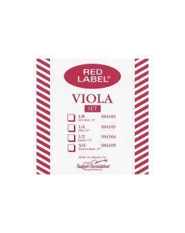 Set de cuerdas viola Super-Sensitive Red Label 4107 15""-16""
