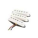 Jgo pastillas Fender Original White Strat. Tex-Mex