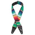 Correa sarape Fender verde multi 2pg