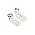Jgo pastillas Pure Fender Vintage 65 Jazzm. blanco