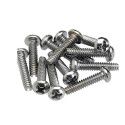 Tornillos selector Fender cromo 12ud