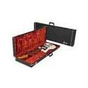 Estuche Deluxe Fender Jaguar negro/naranja