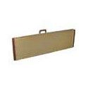 Estuche Deluxe Fender Jazz Bass tweed rojo