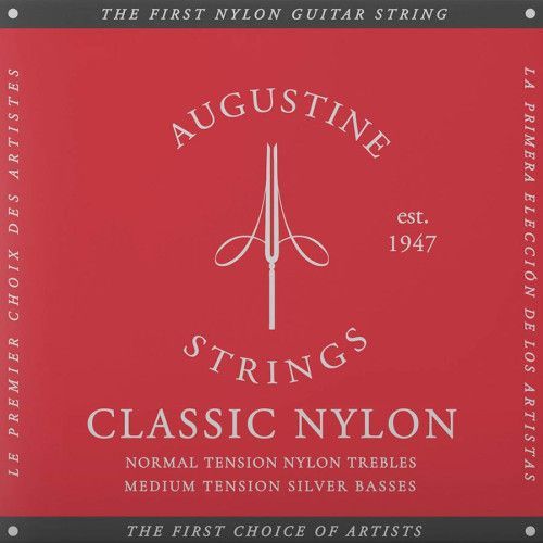 JUEGO DE CUERDAS AUGUSTINE RED CLASSIC REGULAR/MEDIUM