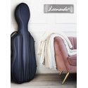 Estuche chelo 4/4 Leonardo espuma azul