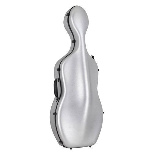 Estuche chelo 4/4 Leonardo PVC sándwich 45kg plata