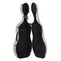 Estuche chelo 4/4 Leonardo PVC sándwich 45kg plata