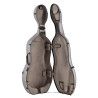 Estuche chelo 4/4 Leonardo carbono 38kg blanco
