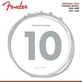 JUEGO DE CUERDAS ELÉCTRICA FENDER NÍQUEL PURO REGULAR 010 - 046