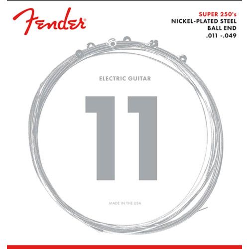 JUEGO DE CUERDAS FENDER PARA GUITARRA ELÉCTRICA NÍQUEL TENSIÓN MEDIA