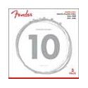 Jgo cuerdas elec. Fender níquel regular 3ud