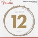 JUEGO DE CUERDAS FENDER PARA GUITARRA ACÚSITCA LIGHT 012 - 053