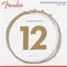 JUEGO DE CUERDAS FENDER PARA GUITARRA ACÚSITCA LIGHT 012 - 053