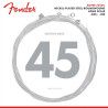 JUEGO DE CUERDAS FENDER PARA BAJO NÍQUEL MEDIO 045 - 100