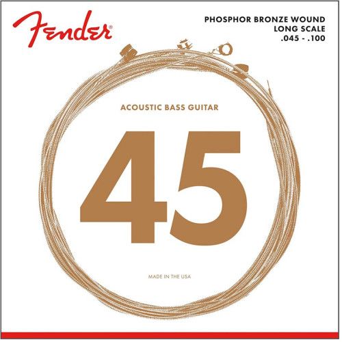 JUEGO DE CUERDAS FENDER PARA BAJO ESCALA LARGA 34" 045 -100