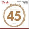 JUEGO DE CUERDAS FENDER PARA BAJO ESCALA LARGA 34" 045 -100