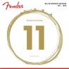 JUEGO DE CUERDAS FENDER PARA GUITARRA ACÚSTICA CUSTOM LIGHT 011 - 052