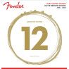 JUEGO DE CUERDAS FENDER PARA GUITARRA ACÚSTICA BRONCE LIGHT 012 - 052