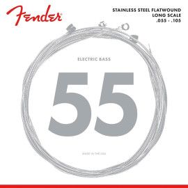 JUEGO DE CUERDAS FENDER PARA BAJO INOXIDABLE PLANO MEDIO