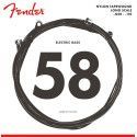 JUEGO DE CUERDAS FENDER PARA BAJO SIN TRASTES NAILON MEDIO