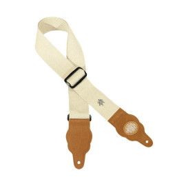 CORREA GAUCHO SERIE GRASS PARA GUITARRA CAÑAMO MARRÓN/NATURAL