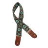 CORREA GAUCHO SERIE DELUXE TRADICIONAL PARA GUITARRA 50mm MARRÓN/AZUL