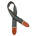 CORREA GAUCHO AUTÉNTICO DELUXE TRADICIONAL PARA GUITARRA 50mm HEBILLA LATÓN BK/BU