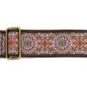 CORREA GAUCHO AUTÉNTICO DELUXE TRADICIONAL PARA GUITARRA 50mm HEBILLA LATÓN BK/BU/RD