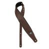 CORREA GAUCHO SERIE ACOLCHADA PARA GUITARRA MARRÓN OSCURO/NEGRA