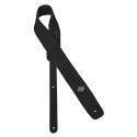 CORREA GAUCHO SERIE SUEDE PARA GUITARRA NEGRA/NEGRA
