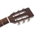 Guit. Parlor Richwood cedro macizo negro