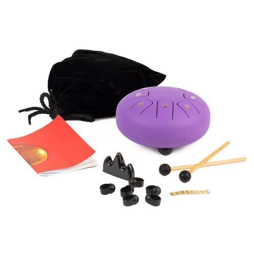 TONGUE DRUM HAYMAN DE 6 DO MAYOR 8 NOTAS MORADO