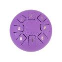 TONGUE DRUM HAYMAN DE 6 DO MAYOR 8 NOTAS MORADO